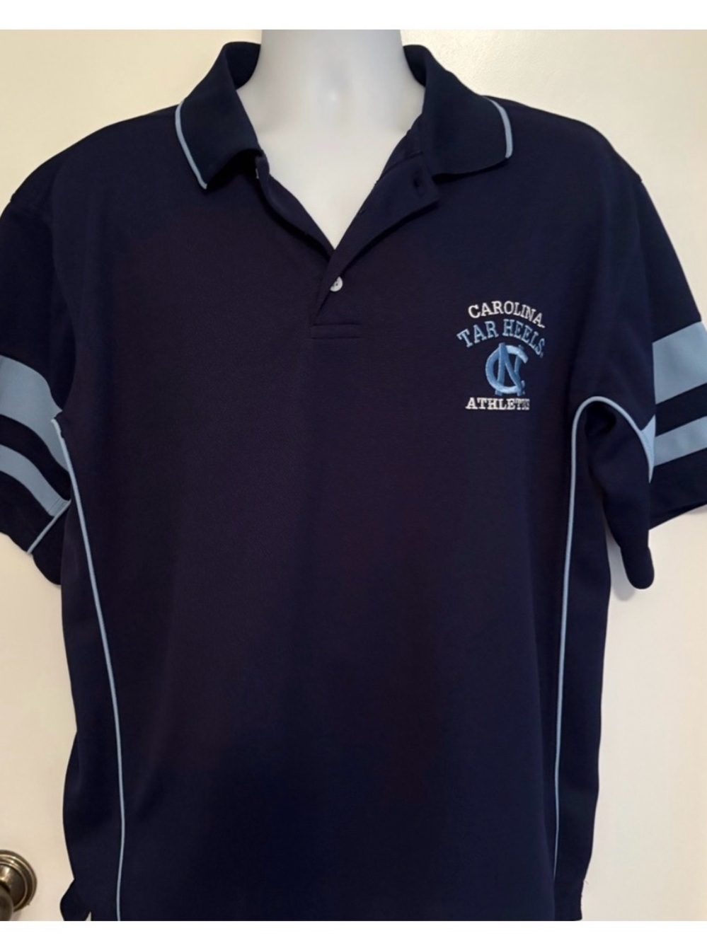 Men's Navy Tarheels Athletics Polo Shirt